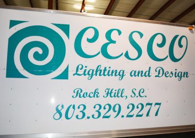 CESCO Truck Signage For Lighting Design