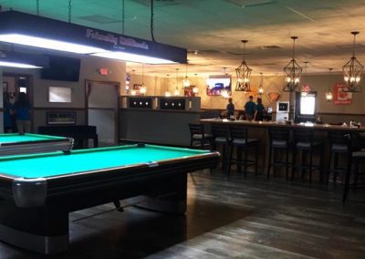 Interior View With Lighting And Pool Table